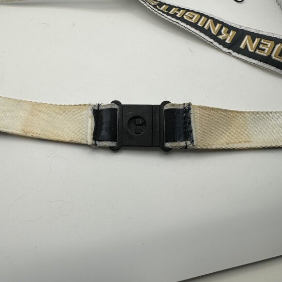 Vegas Golden Knights established 2017 black gold red lanyard sign of wear - Picture 2 of 5
